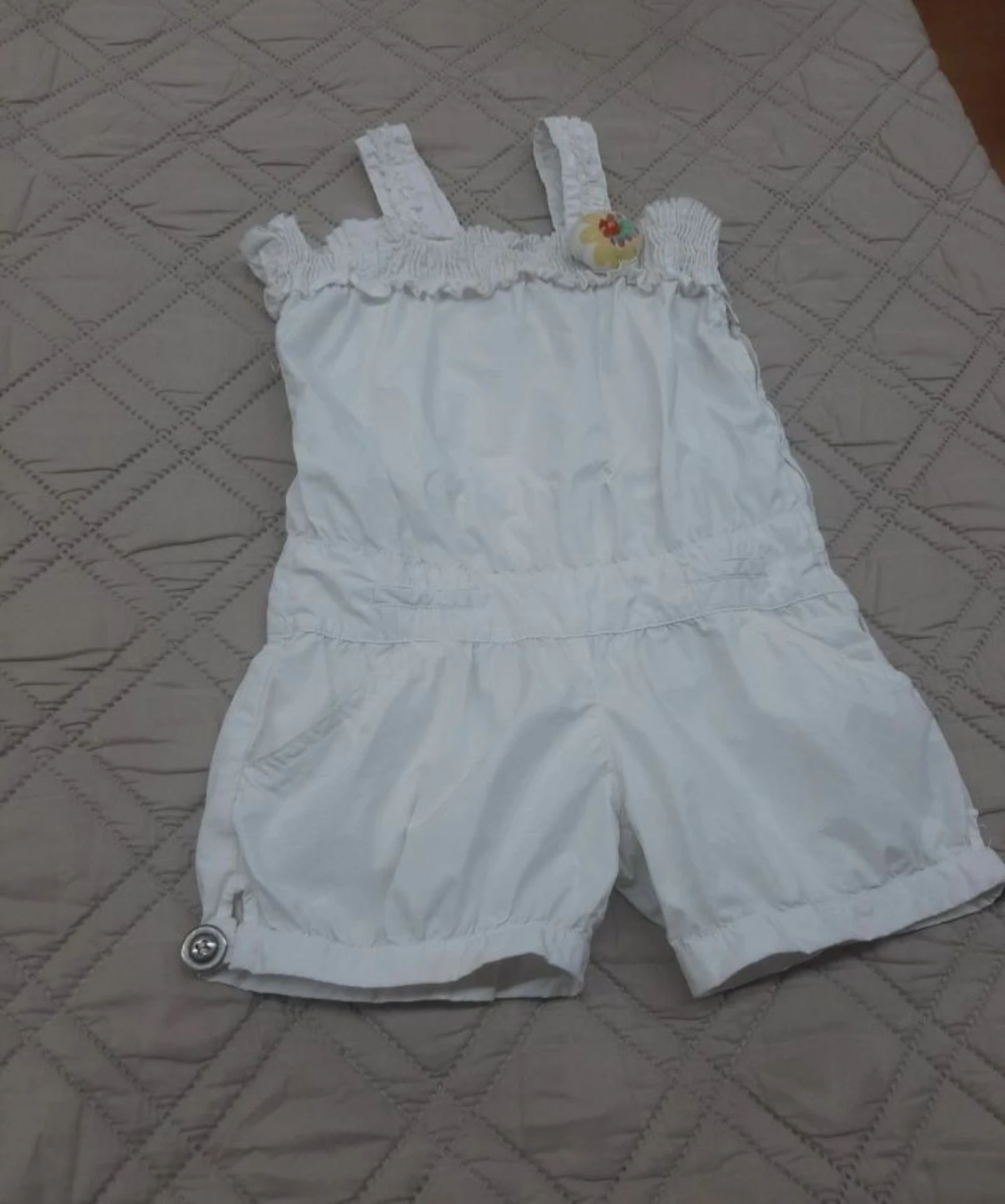 Macacão branco - 4 anos - Zara